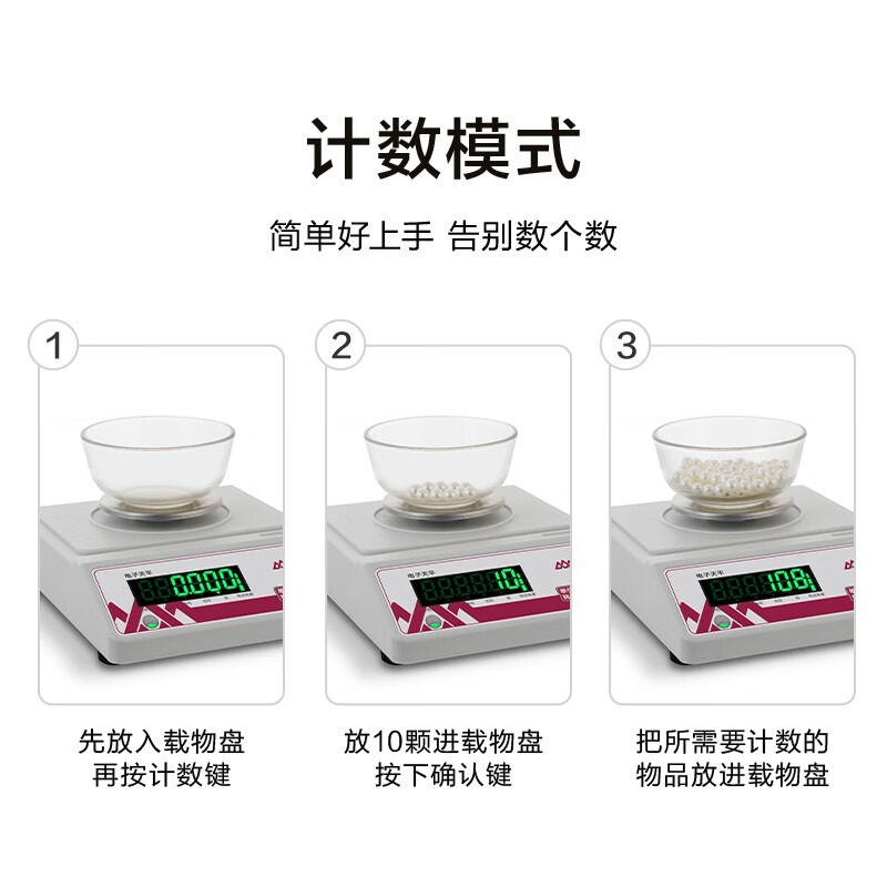 Xiangshan electronic balance scale 0.001g high-precision electronic scale gram-weighing precision analytical balance 200g-0.001g-with windshield weight (please calibrate before use)