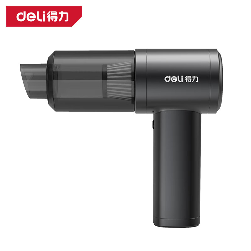 Deli Brushless Storm Suction Handheld Vacuum Cleaner Car Vacuum Cleaner High Suction Wireless Car Home Suction and Blowing Car Mini Easy Suction Computer Desktop Dust Removal