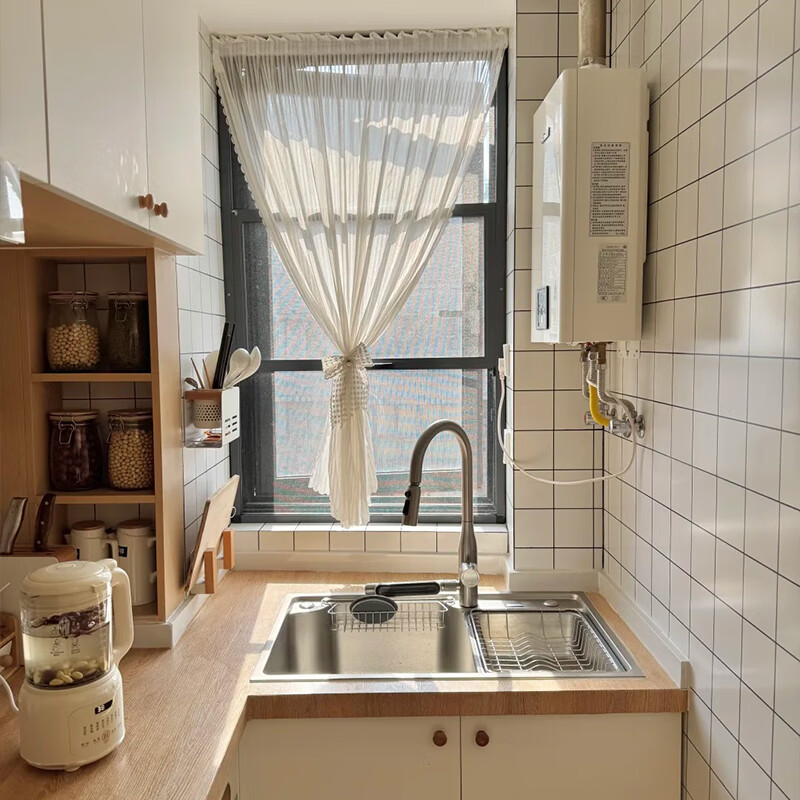 PIANO PIANO Japanese style log style kitchen cabinets customized kitchen cabinets stove integrated stove home integrated stove home