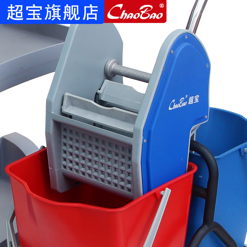 Ling Yuxun D-11-1C multi-function hand push cleaning cart hotel room service linen cart property cleaning tool cart black with cover export version cleaning car D-11C multi-function cleaning cart