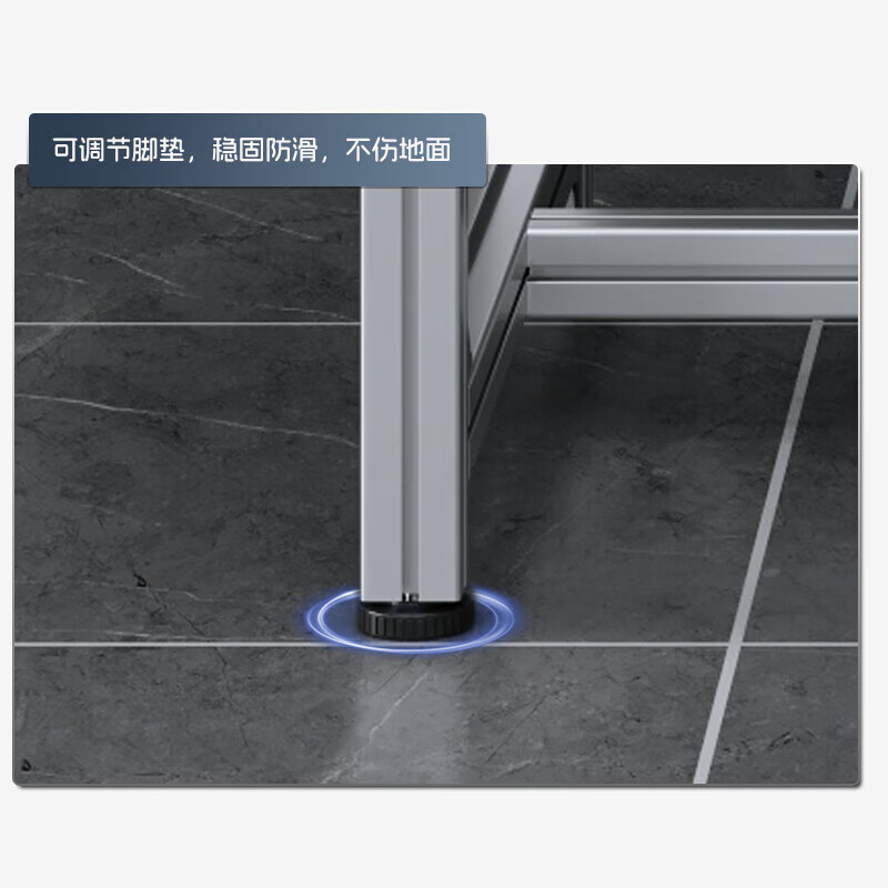 Kegan diy aluminum alloy anti-static workbench aluminum profile operating table computer table workshop factory assembly line assembly table repair table can be customized including accessories 1600*600*1600 double drawer