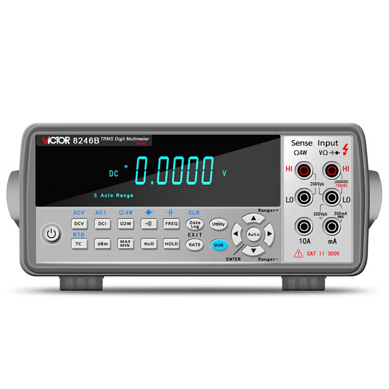 Victory Instrument (VICTOR) desktop multimeter high-precision five and a half six digit semi-automatic range digital multimeter digital display AC and DC ammeter 8246B 20Hz-1KHz