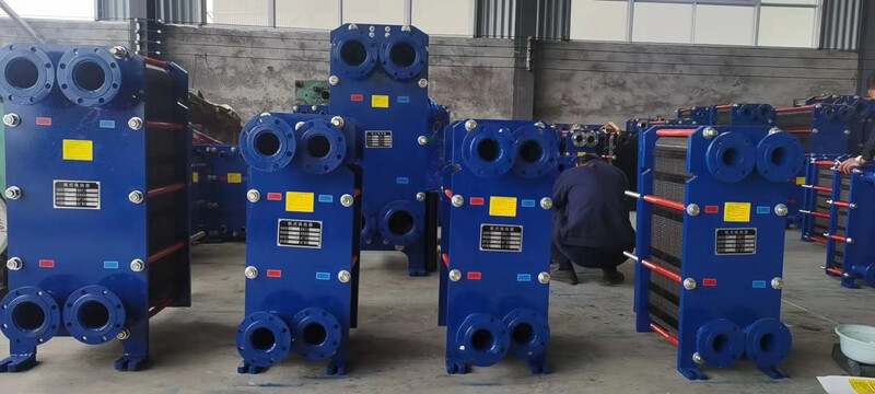 Plate heat exchanger industrial 304 stainless steel heating gas sheet hot and cold water exchanger gasket clamp heat exchanger 0.5m2 0mm*0 column