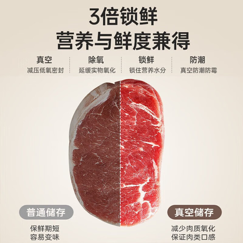 Jingyan vacuum sealing machine wet and dry vacuum packaging machine household high suction food compressor fully automatic commercial plastic sealing machine high power freshness sealing and packaging machine Germany double pump high power food preservation machine