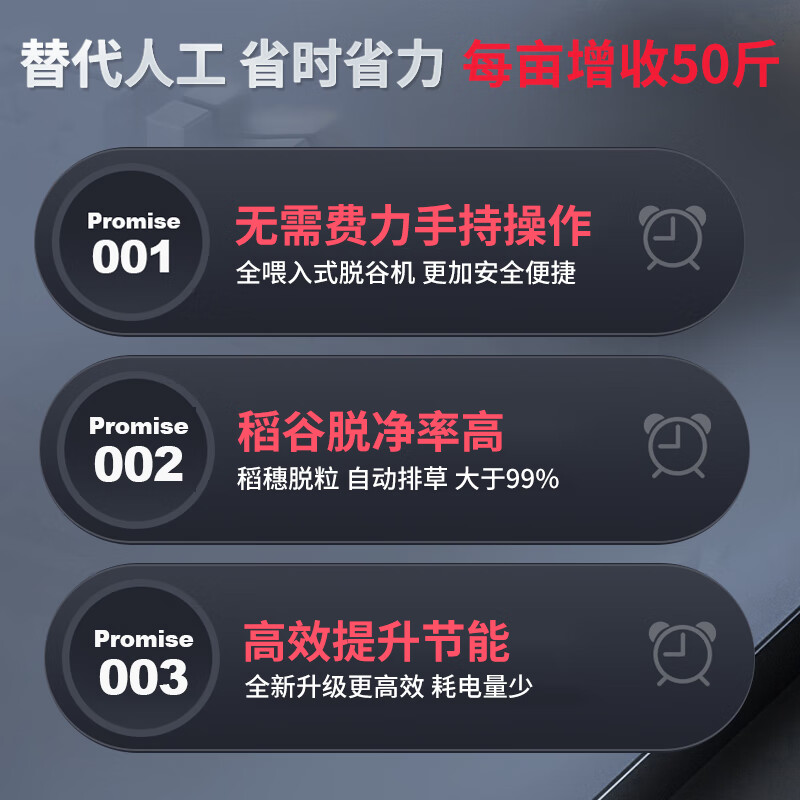 Huili's threshing machine, small threshing machine, wheat, rapeseed, rice threshing machine, household small threshing machine, full-feed threshing machine, single machine