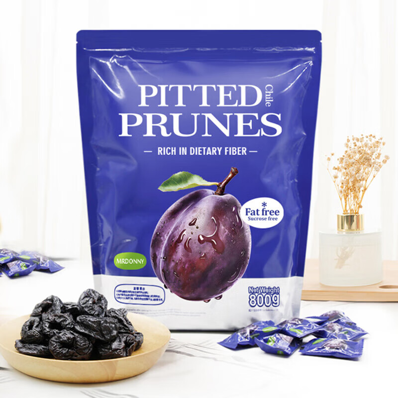 MRDONNY Chilean Seedless Prune Dietary Fiber Casual Office Single Snack 800g