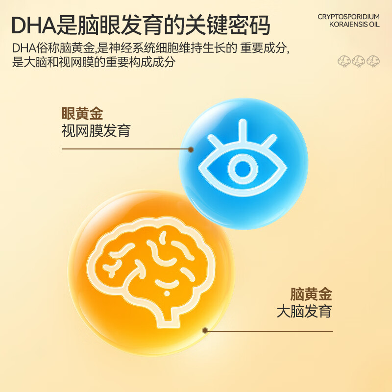 Beingmate life s DSM DHA budding bionic DHA 1-3 years old pregnant women and children dha DSM algae oil 60 capsules * 1 bottle (60 capsules) independent pack + free complementary food scissors + trial pack