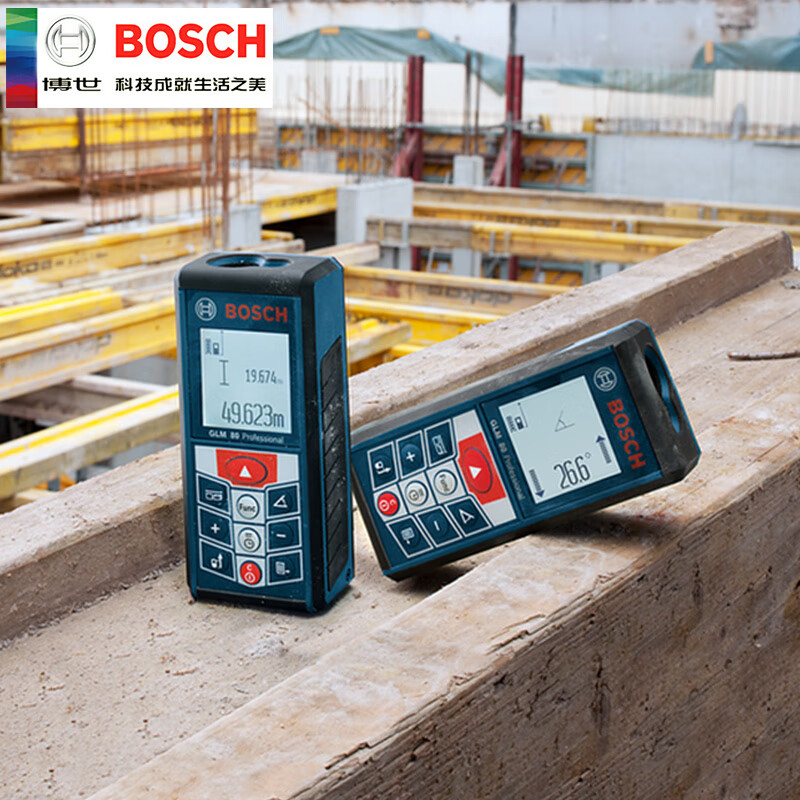 Bosch Germany Bosch Laser Distance Meter High-precision Room Measurement Outdoor Handheld Electronic Laser Scale GLM4000 Bosch Distance Meter_GLM100-25C_100Micai