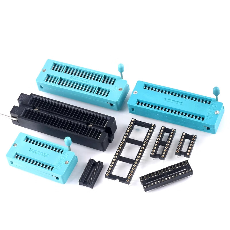 IC socket integrated block microcontroller DIP direct plug 8P14P16P20P24P28P40p pin 16P flat pin (30 pieces)