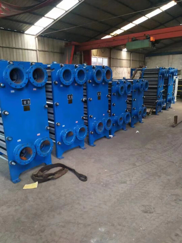 Plate heat exchanger industrial 304 stainless steel heating gas sheet hot and cold water exchanger gasket clamp heat exchanger 0.5m2 0mm*0 column