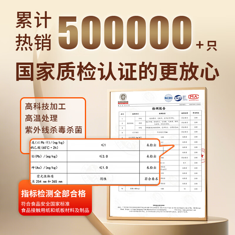 Jie Ri Bang Disposable Dinner Plate 50 Pack Food Grade Sugarcane Pulp Dinner Bowl Plate Paper Plate Bowl Tableware Home Commercial