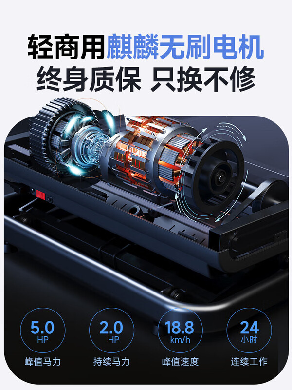 Yirun M7Pro/M7Ultra Marathon Treadmill Home Silent Shock Absorption Walking Climbing Stair Climbing Indoor Gym Marathon M7Ultra Advanced Model 14 Slope