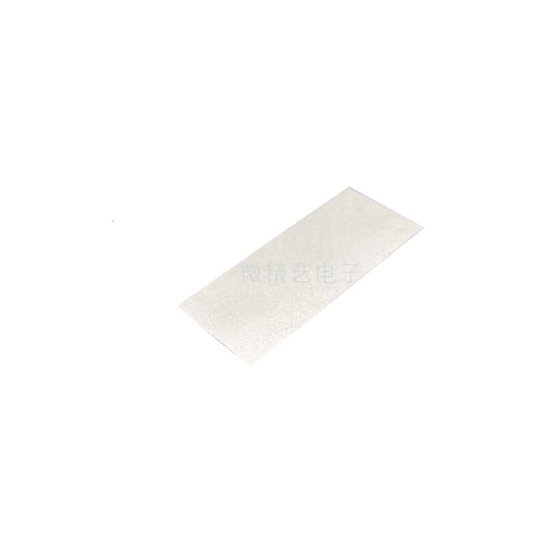PVDF piezoelectric film can be customized and cut into any shape or size, supporting electrode lead-out, plastic packaging 28um, hot sale 1*2CM