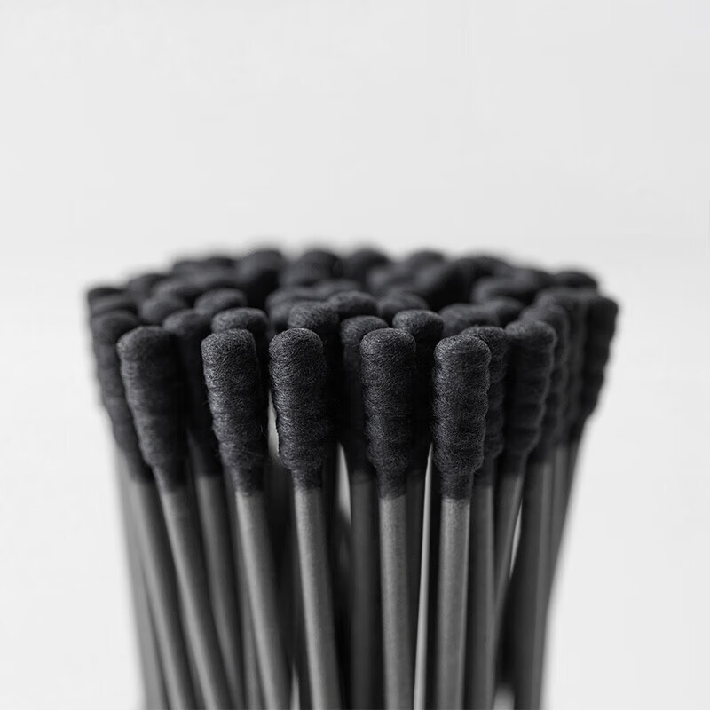MUJI spiral cotton swabs new product black/200 pieces/79.0mm 1.0mm