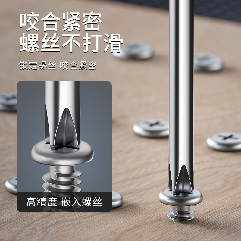 Delixi Phillips screwdriver set S2 flat mouth plum blossom tool repair small screwdriver 3/5/612-piece set