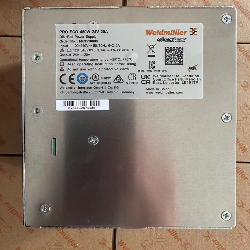 Weidmüller original switching power supply 1469510000 PRO ECO 480W 24V 20A original spot 20A 480W24V