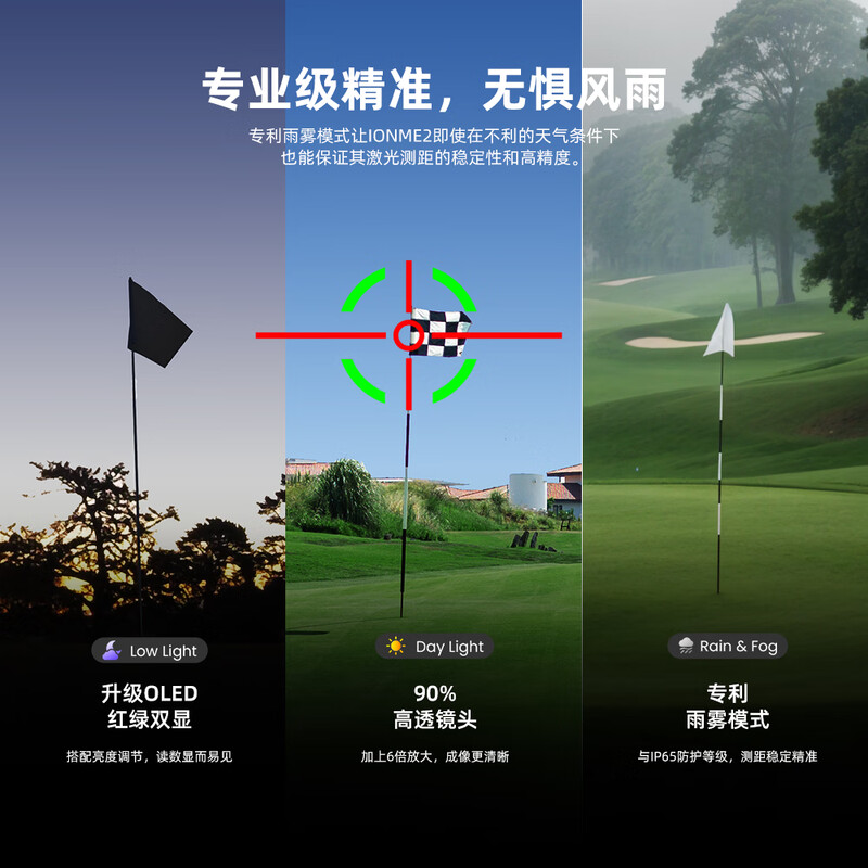 IONME2 outdoor laser rangefinder telescope golf high-precision handheld laser measuring instrument