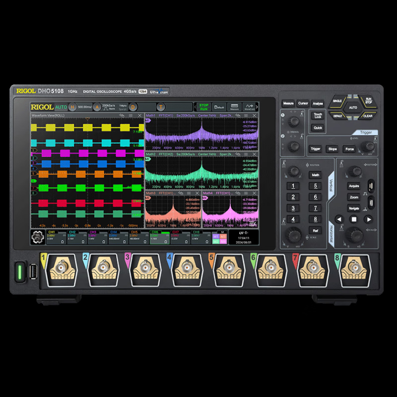 RIGOL 8-channel digital oscilloscope DHO5108 MHO5106 5058 5056 5104 5054 DHO5058 (8 channels/500MHz)