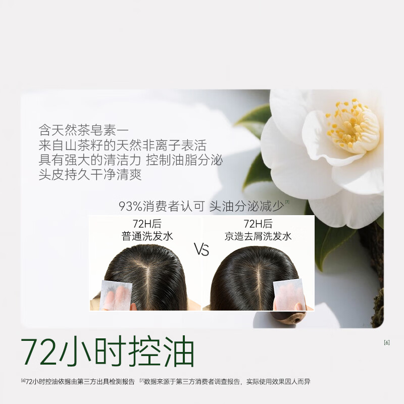 Jingjing Tokyo specializes in plant extracts camellia seed selenium disulfide oil control dandruff shampoo anti-itch shampoo 500ml gold list No. 1
