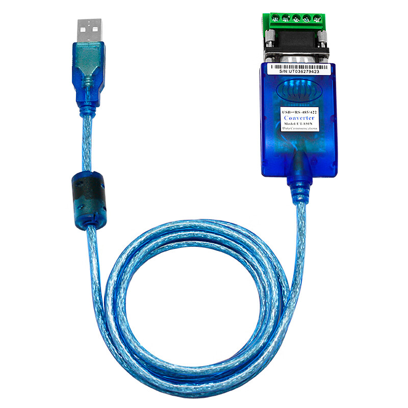 Yue Changsheng Utek USB to Rs485/422 data cable Ver 1.0 adapter communication model anti-surge serial port bidirectional UT-890 (FTDI solution) 0.5m