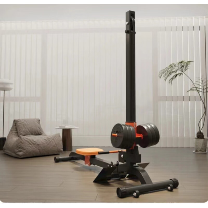 MI Xiaomi Pepper Rowing Machine Home Dumbbell Multifunctional Small Foldable Indoor Equipment Belly Strengthening Full Body Fat Burning Training Exercise Black Orange + 20kg Counterweight