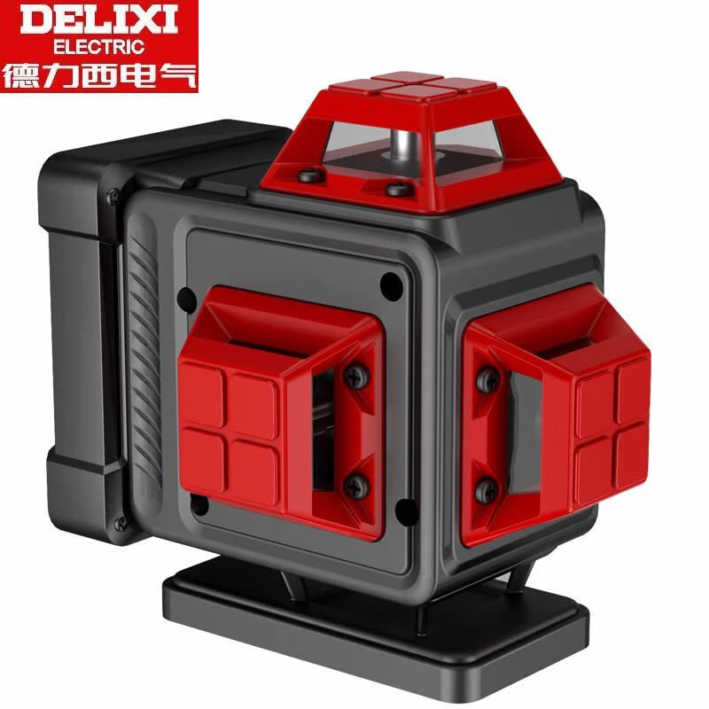 Delixi Electric infrared level meter high-precision strong light thin line automatic leveling laser outdoor green and blue 12 lines outdoor outdoor high-precision green light 12 lines Big Mac dual electric standard
