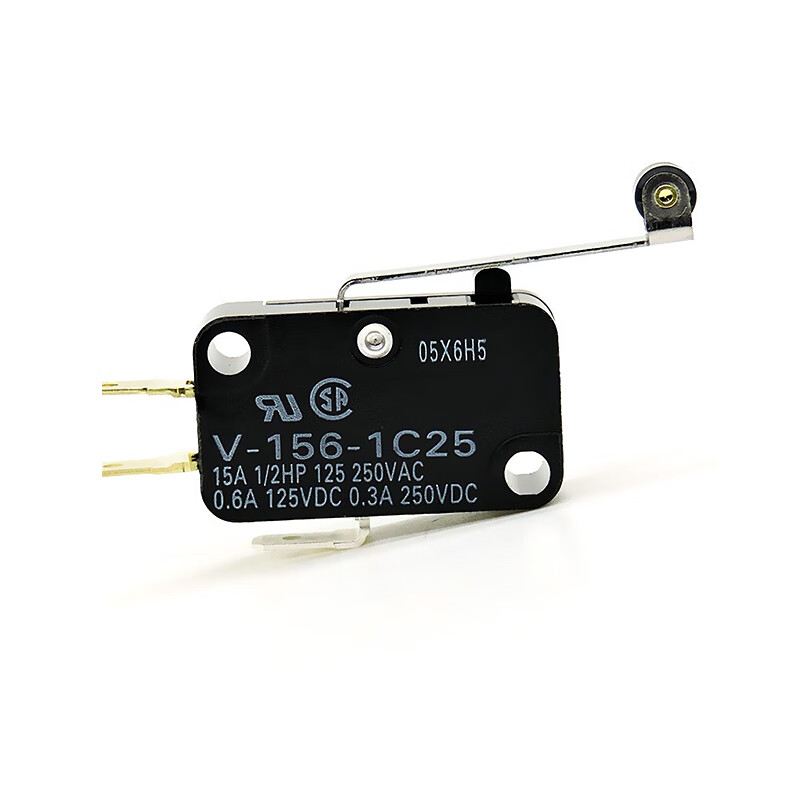 Omron limit switch V-15 series, operating head pivot type, contact type 1NO+1NC, V-156-1C25 BY OMI