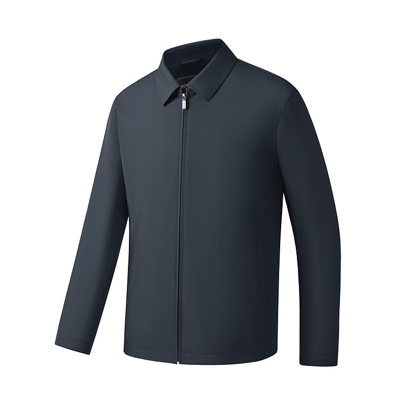 Youngor Jacket Men's High Quality Polyester Fiber Fabric Single Jacket Business Lapel Classic Men's Jacket 2025 New Product Collection Navy VJJK419866FFA L 175/96A (Recommended 130-150 catties)
