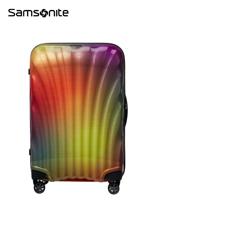 Samsonite Classic Shell Case Large Capacity Boarding Luggage Trolley Case Men's and Women's Fashionable Lightweight Suitcase Lockbox CS2 Neon Color - New Color Launched 20 Inches