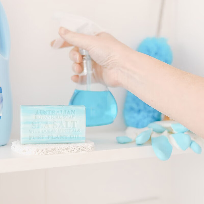 Botanical Goat Milk Soap Cleansing Face Wash Bath Plant Essential Oil Soap Sea Salt Essential Oil Soap 200g