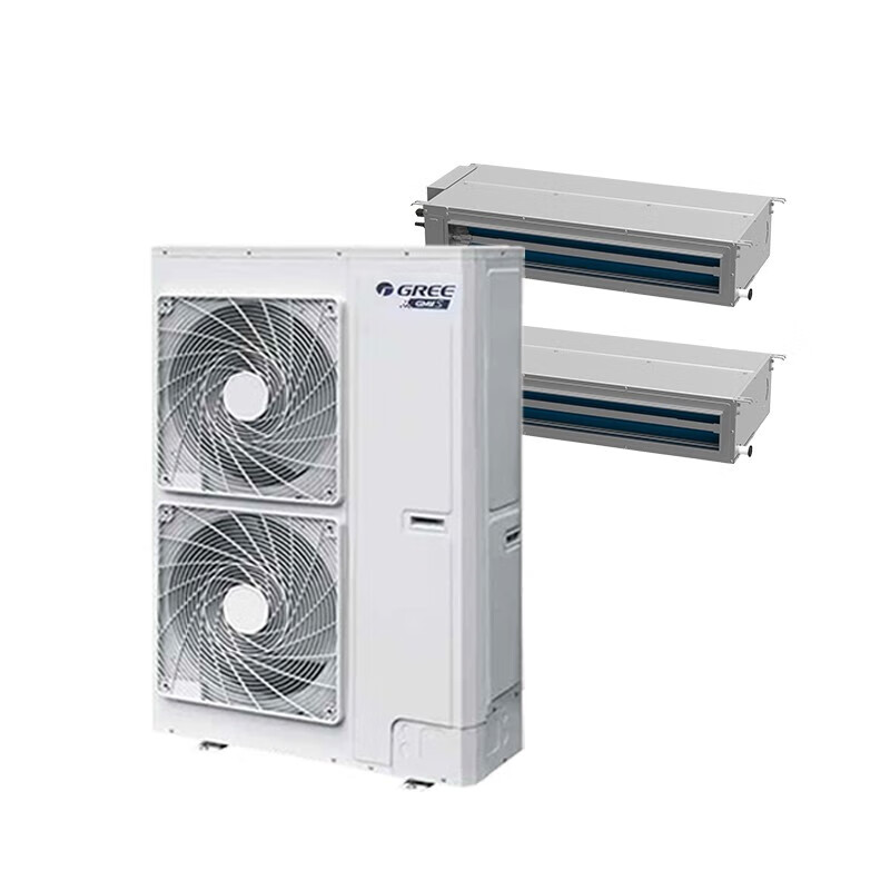 Gree GREE central air conditioner 10 HP duct machine 10 HP ceiling machine one to two variable frequency heating and cooling 10p patio machine multi-connected GMV-250WL/La tail cargo machine 99 new 10 HP one to two air duct machine (bare metal)