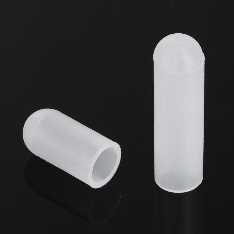 Guchen silicone sleeve high temperature resistant protective sleeve screw anti-collision pipe sleeve thread electroplating waterproof rubber screw dust cap M8*19 (20 pcs)