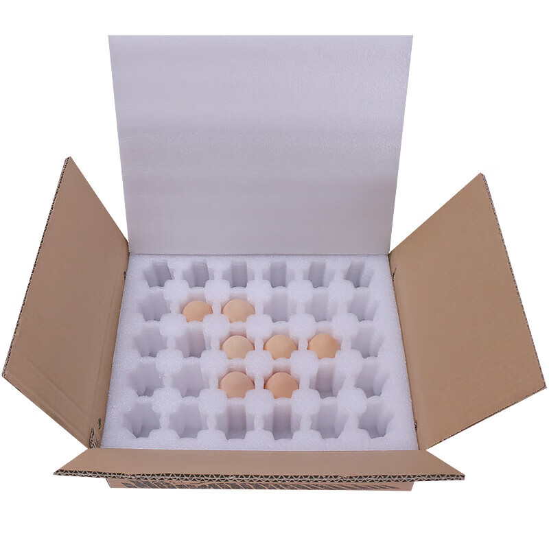 30-piece special box for local egg express delivery, pearl cotton egg tray, shock-proof foam, special packaging box for local egg express delivery box, large 100-piece egg tray + carton + carton