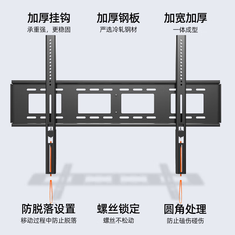 Beishi 60-150 inch universal TV bracket 75/85/100/120 TV wall mount is suitable for Hisense Huawei Honor Smart Screen Skyworth TCL and other TV stands