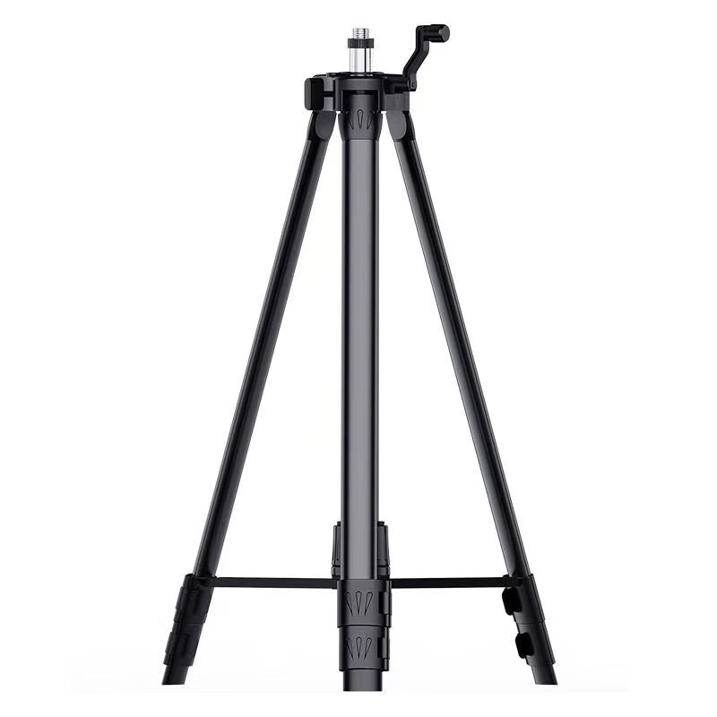 Level meter tripod thickened leveling meter lifting support rod infrared tripod stainless steel bracket universal black diamond thickened tripod 1 meter