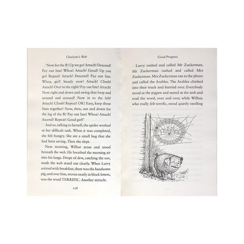 Original English version Charlotte's Web Charlotte's Web Charlotte's Web Wilbur the pig