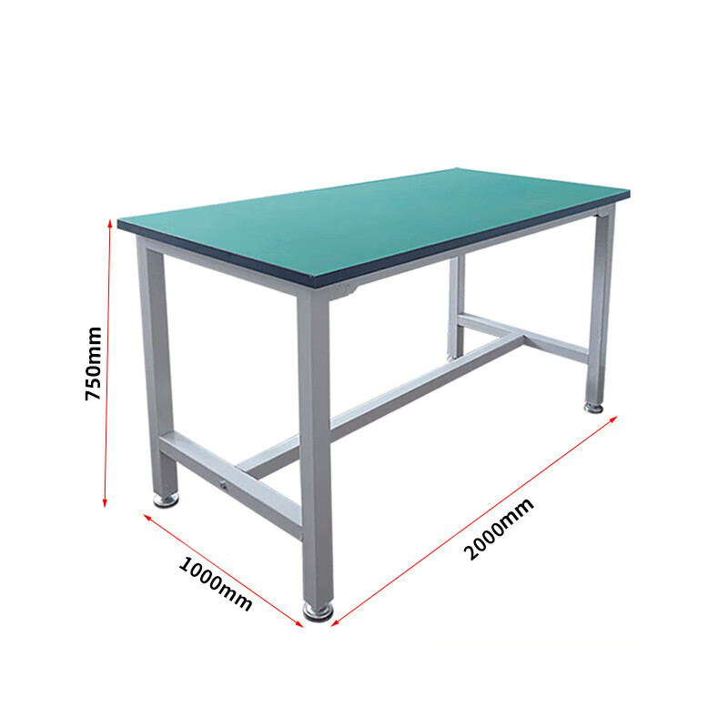 Baigang workshop workbench with light experimental factory assembly line operation inspection table injection molding machine mobile phone maintenance table 2000*1000*750 (single layer)