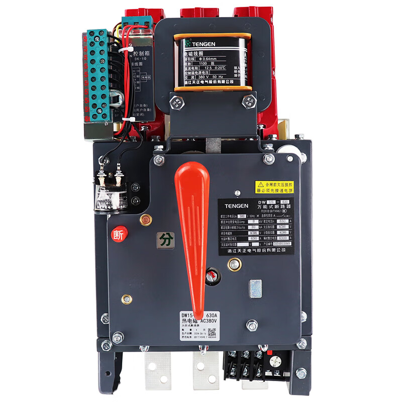 Tianzheng DW15-630 630A frame universal circuit breaker switch 400A500A thermal electromagnetic 220V 380V DW15-630400A no undervoltage 220V