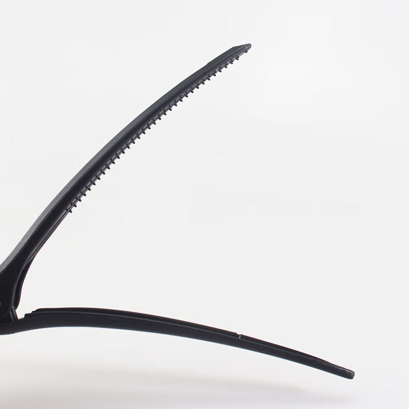 Royal Code 4 Black Seamless Duckbill Clips Side Hairpins Fluffy Positioning Clips Duckbill Clips Black 4 Pieces