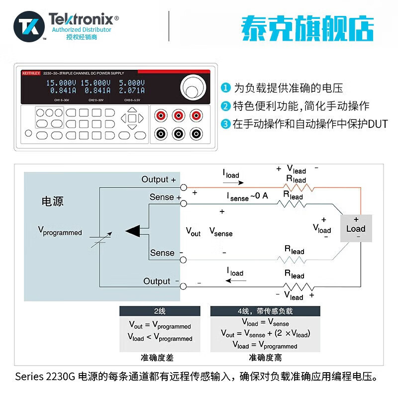TEKTRONIXTektrix Tektronix DC regulated power supply 2230-30-3 DC adjustable programming power supply 2230-30-3