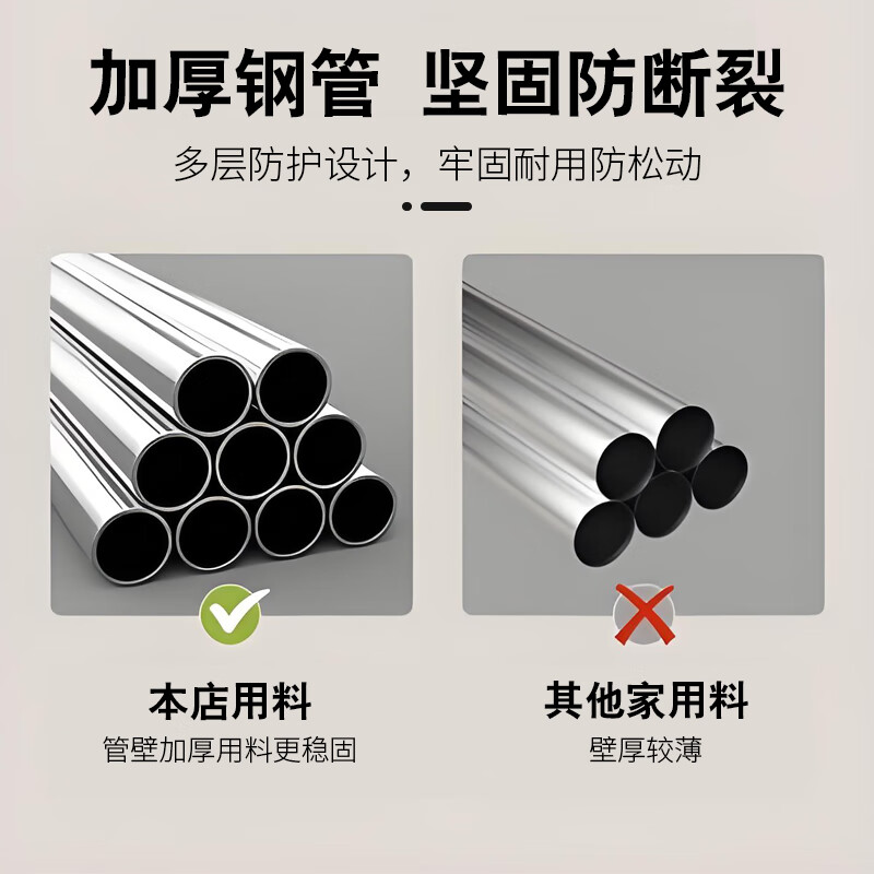 Feilongniao (FEILONGNIAO) indoor and outdoor horizontal bar pull-up fixed wall door wall-mounted home fitness punched horizontal bar pearl white reinforced corner 90cm - free screws + anti-slip tape