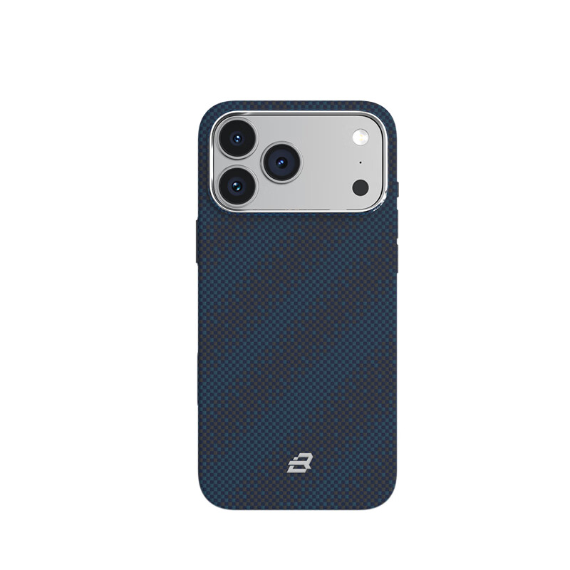 95% new BLUEO blue gorilla button all-inclusive suitable for Apple 17Promax mobile phone case iPhone17Promax mobile phone case Kevlar magnetic aramid shell business Galaxy Deep Blue