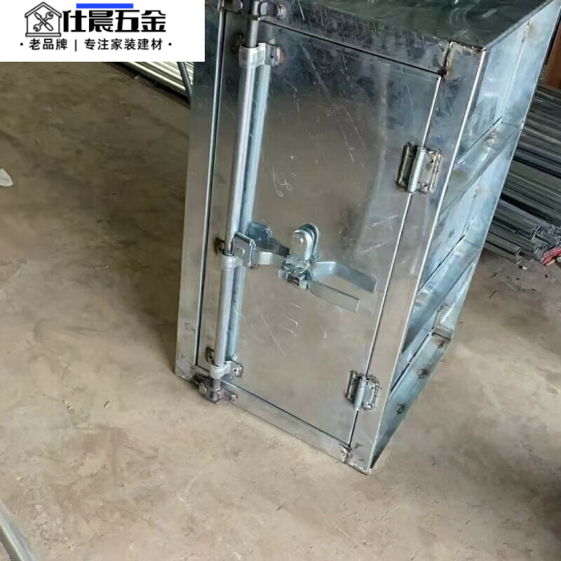 Qinkai truck tool box collection, vehicle-mounted thickened second-hand tool box, iron galvanized iron tricycle multi-purpose tool box cm length 180X depth 50 height 50 galvanized 1.5 thick