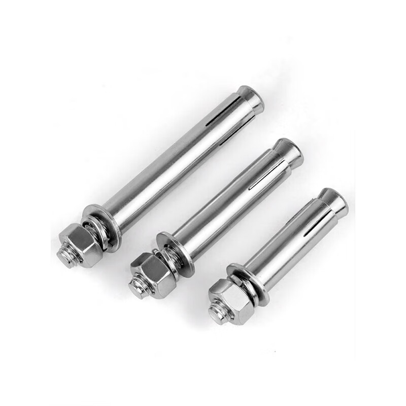 Thousand-speed wheel national standard 304 stainless steel expansion screw bolt extension expansion tube M6*50 (10 pieces) 304