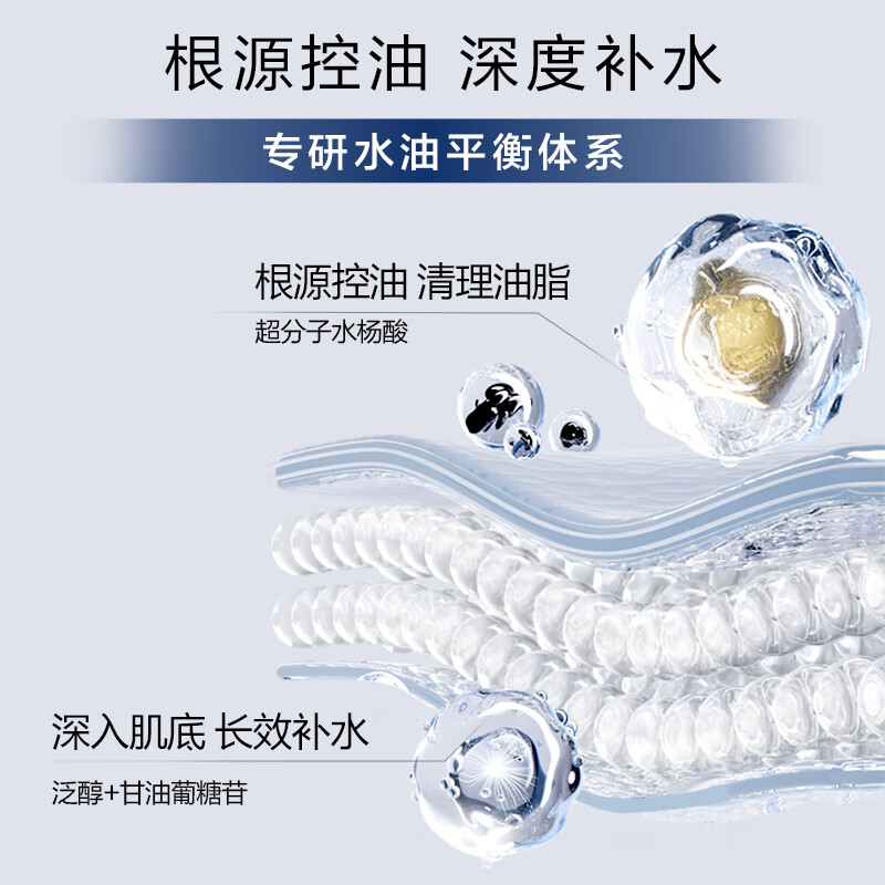 Korean men's skin care set facial cleanser essence face cream hydrating moisturizing water emulsion firming peptide birthday gift