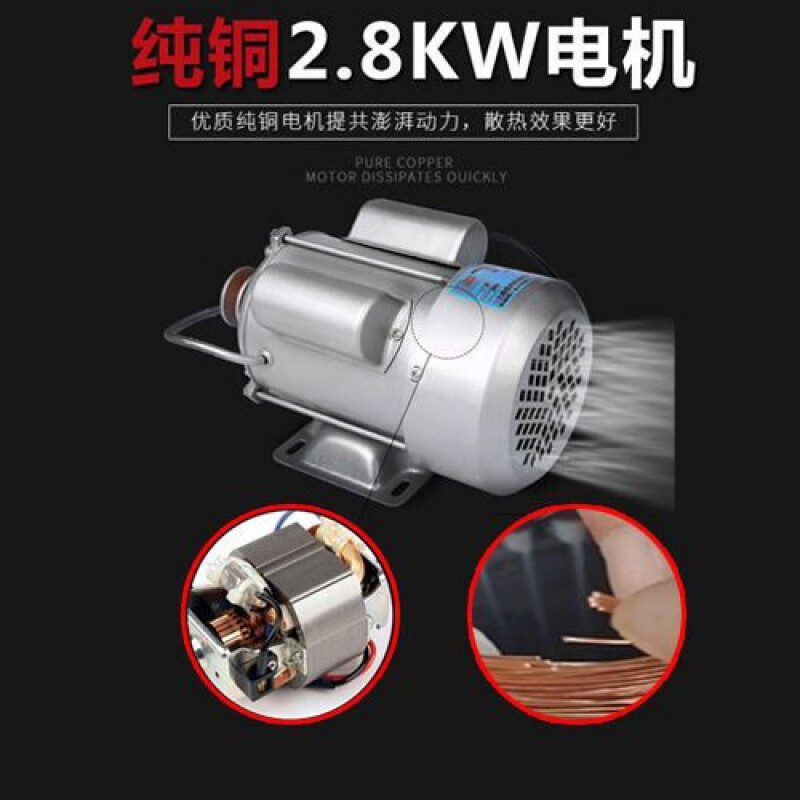 Qian Huinong's new 220V corn peeling thickening electric corn threshing small corn bagger top with reinforced new automatic 5.8 copper core large motor