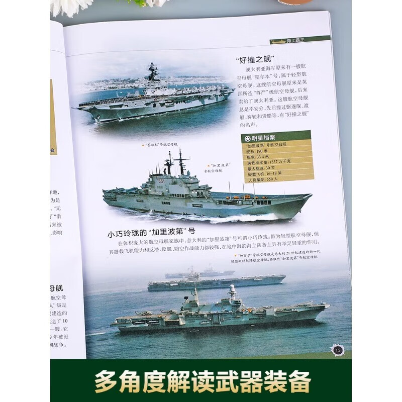 The Second Series of Super Military Fans, a complete set of 6 authentic books, Chinese Children's Encyclopedia of Military Knowledge, Encyclopedia of World Weapons for Boys, Encyclopedia of Aircrafts, Fighters, Aircraft Carriers and Submarines, Illustrated Encyclopedia Colored Painting, Extracurricular Reading Must-read Books for Primary School Students, Popular Science Books for Teenagers on Military Knowledge, Children's Books