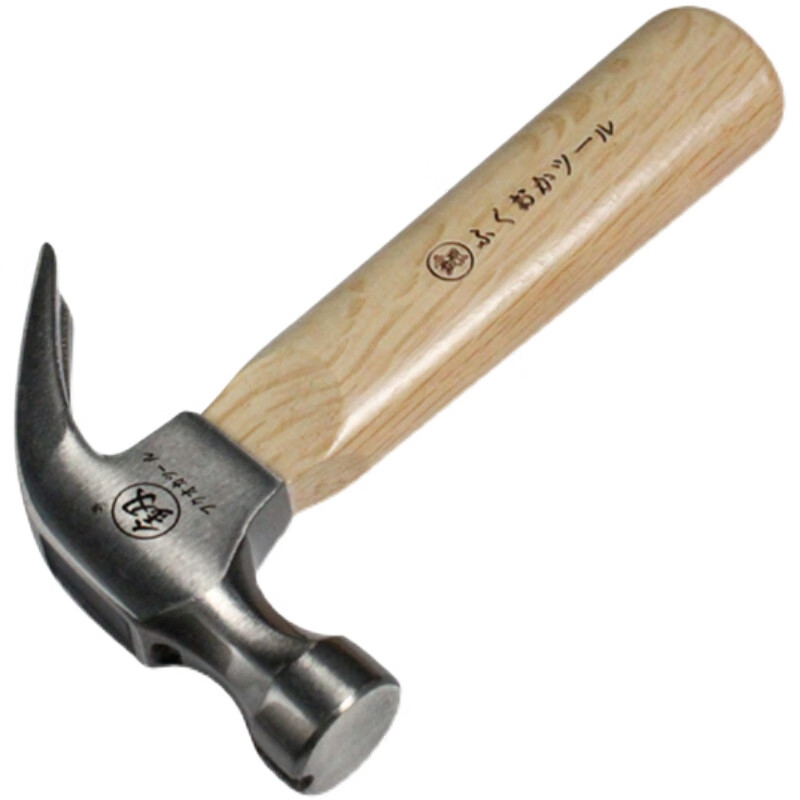 鰰Fukuoka Tools Mini Short-Handed Seiko Claw Hammer Round-Head Hammer Multi-Function Woodworking Hammer Strong Magnetic Iron Hammer