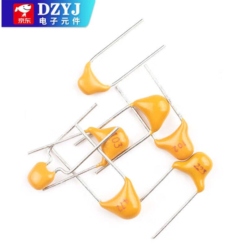 Monolithic capacitor 1/2.2/3.3/4.7/10/22/33nf 102/222/332/472/103/2 220pf printing 221 (50 pieces)