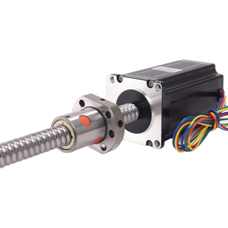 Yue Changsheng 57 linear stepper motor ball screw motor 1204 lead 4mm1.3Nm1.8Nm2.6Nm screw 1605 1.3Nm body length 56mm stroke 300mm 1605 screw
